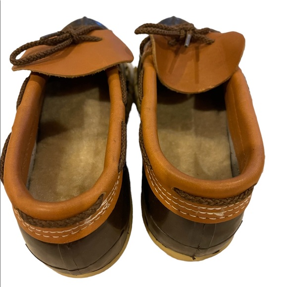 WOMEN’S BROWN & TAN WATERPROOF DUCK SHOES FOR RAIN. SNOW AND SLUSH, SIZE 8 - Picture 5 of 6